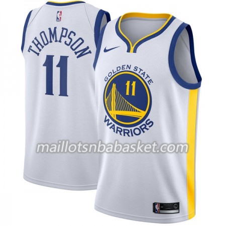 Maillot Homme Golden State Warriors Klay Thompson 11 Nike 2017-18 Blanc Swingman